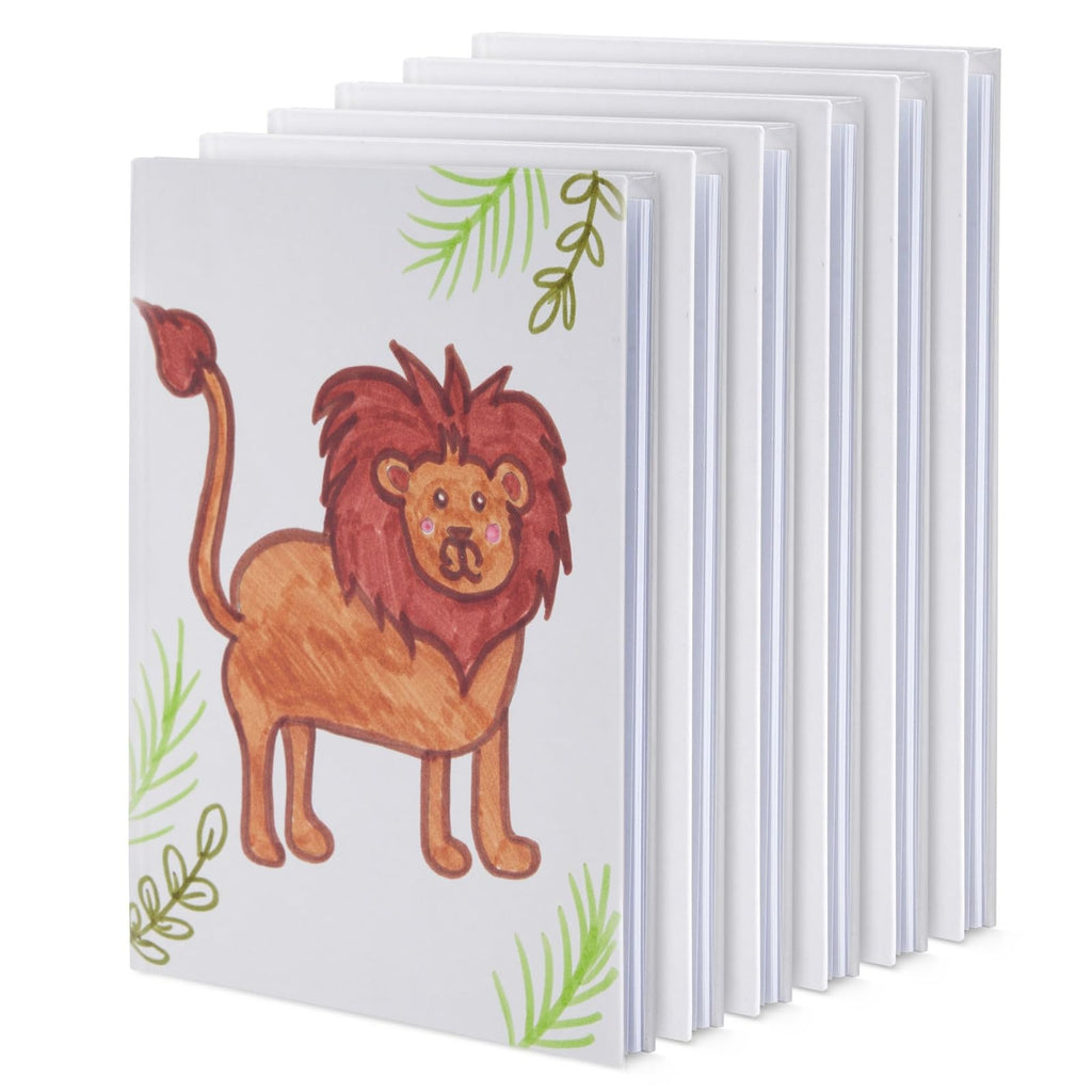 6 Pack 6 x 8-inch Blank Hardcover Books for Kids to Write Stories, 18 Sheets Each for Scrapbook and Journal