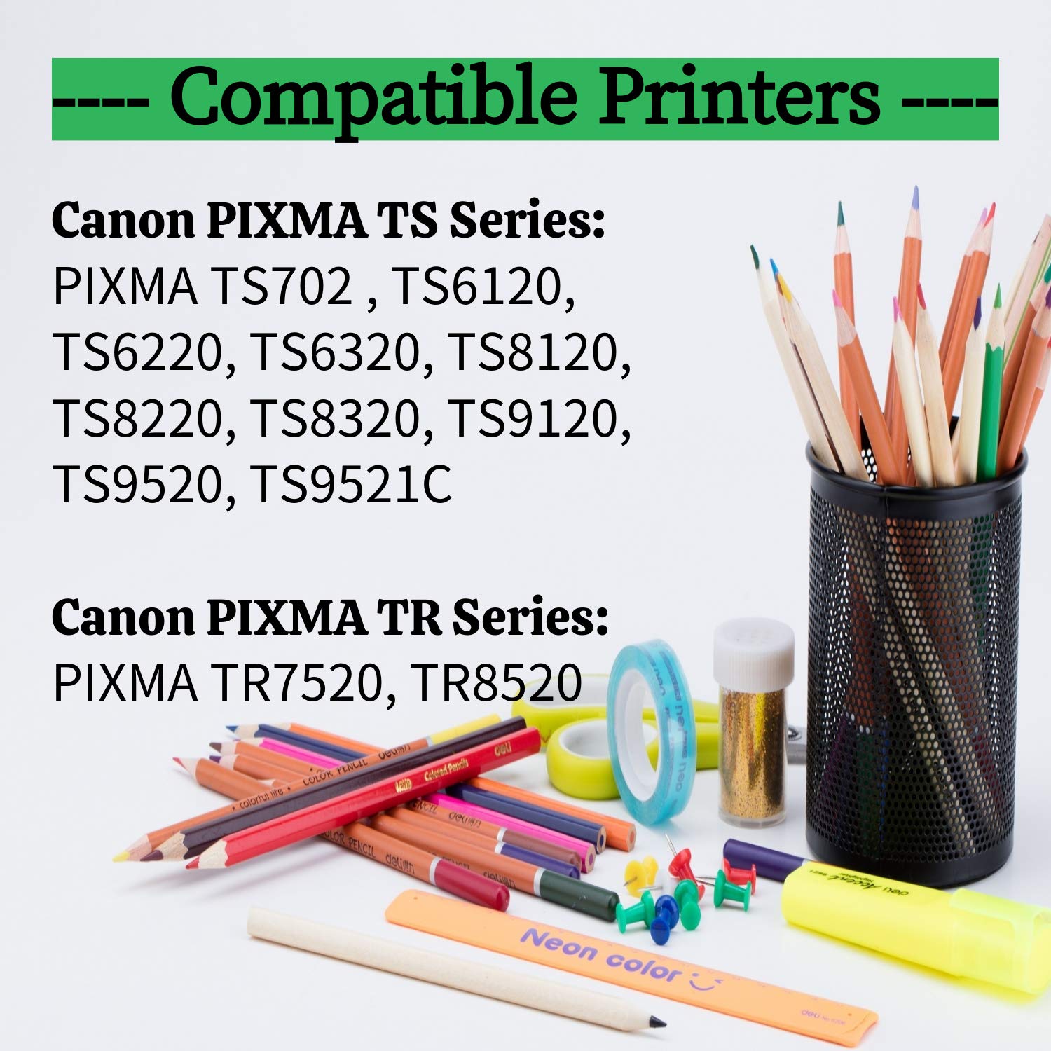 PGI-280 CLI-281 XXL Ink Cartridges Replacement for Canon 280 281 Ink Work with Canon PIXMA TR7520 TS9120 TS8120 TS8220 TS8320 TS6320 (2 PGBK, 2BK, 2C, 2M, 2Y)