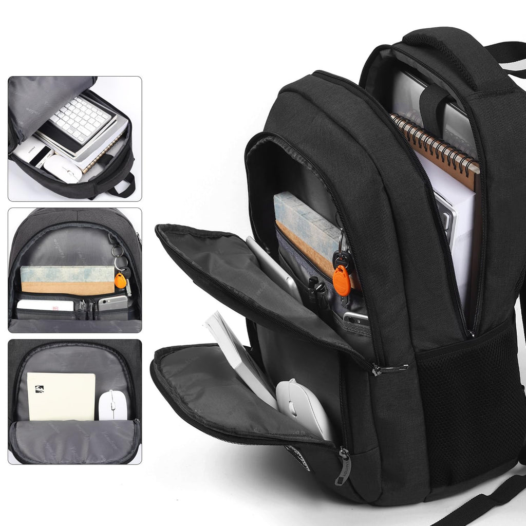 Backpack for Men and Women,School Backpack for Teenager,15.6 inch Laptop Bookbag with USB Charging port for Business Work College Travel