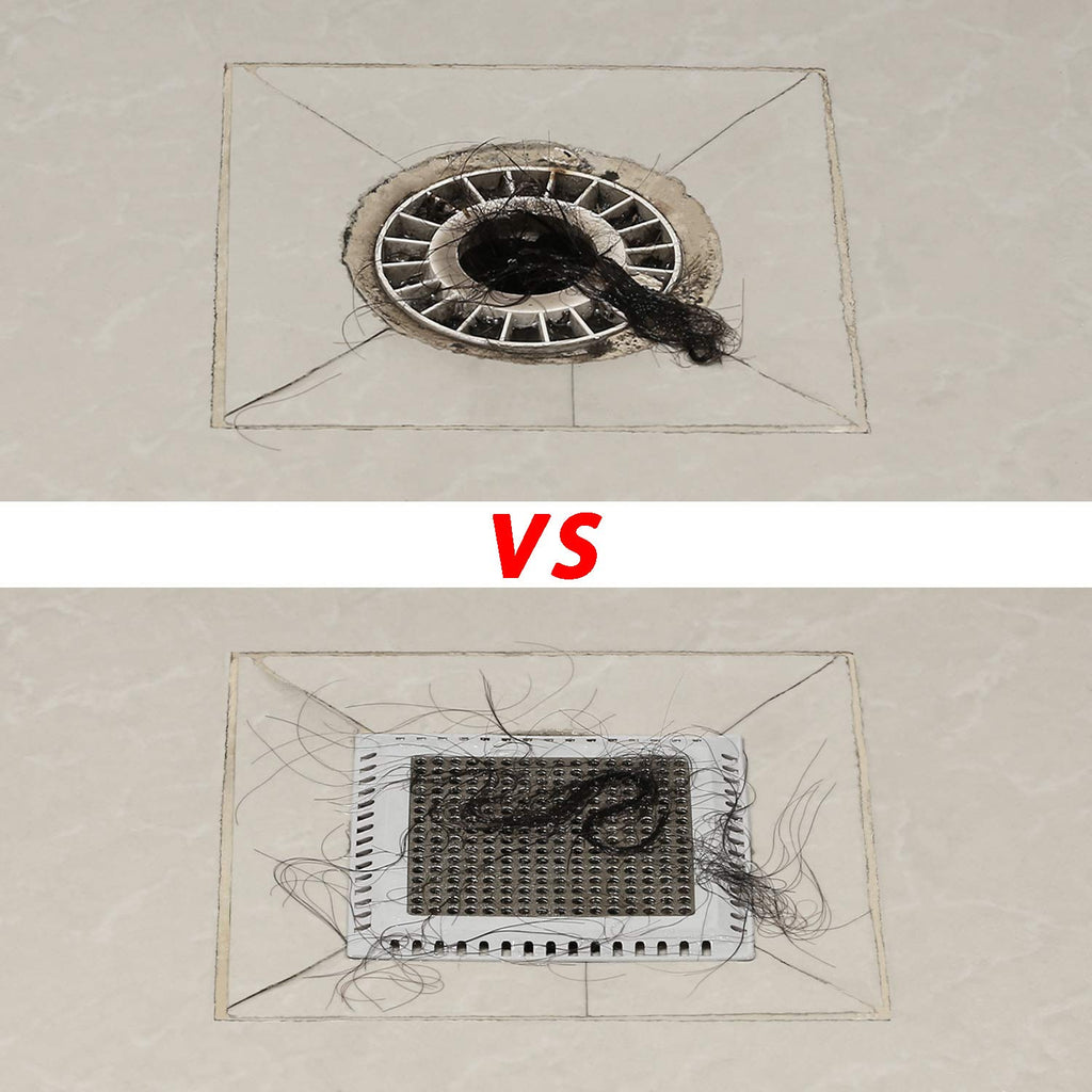 Aojuxix Shower Drain Hair Catcher/Drain Protector/Shower Drain Cover for Bathroom Floor Drain