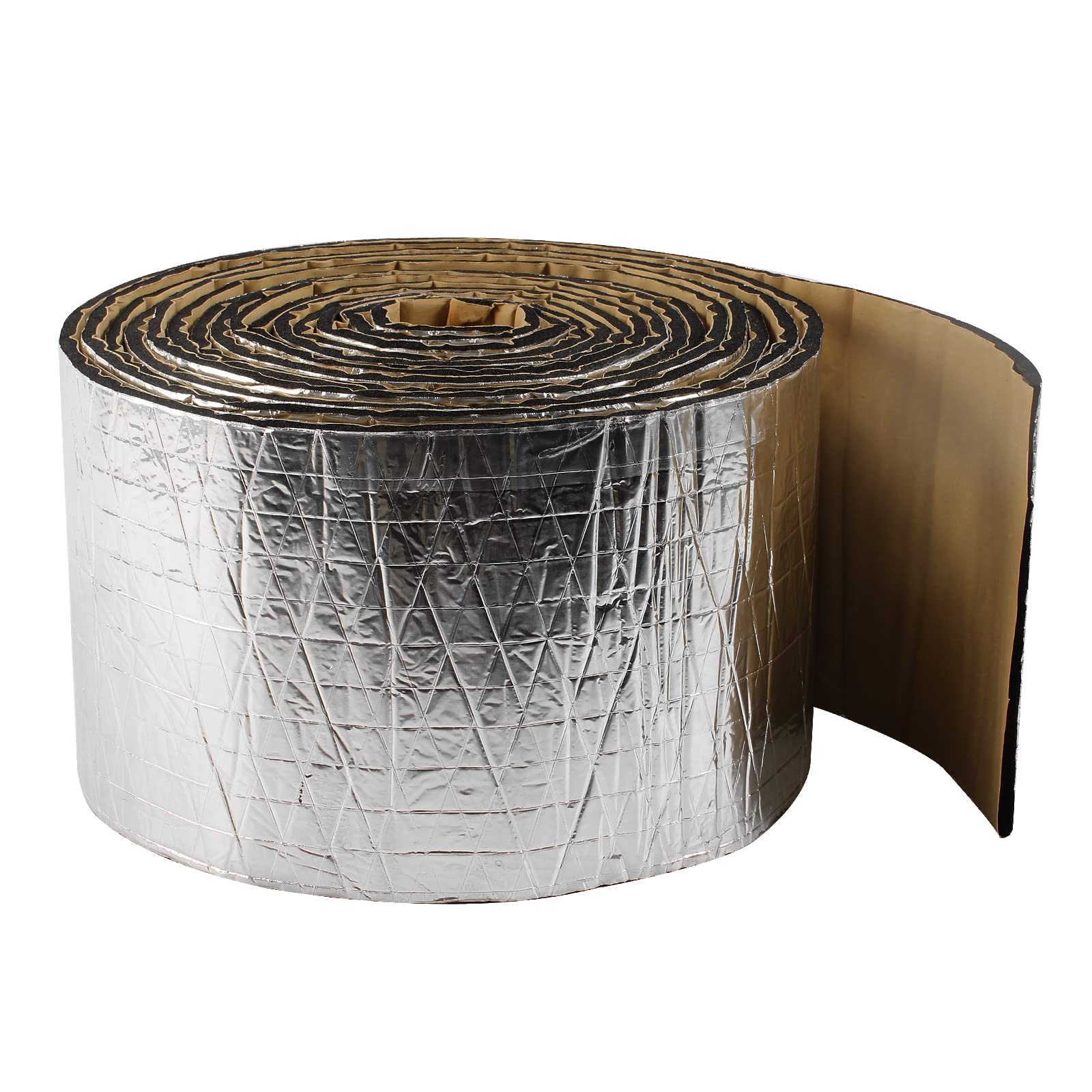 Halero Pipe Wrap Insulation 1/5 Inch Thick Pipe Insulation High Density Waterproof Foam Tape with Self Adhesive Application for Hot or Cold Pipe 26FT Length× 6 Inch Width
