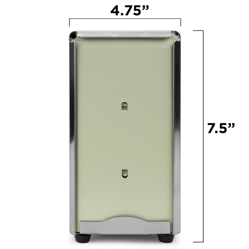 Back of House Ltd. Commercial Napkin Dispensers Tall-Fold Restaurant & Diner Value Bundle | Spring-Loaded, Stainless Steel, for Low-Fold Paper Napkins | Commercial & Home Use