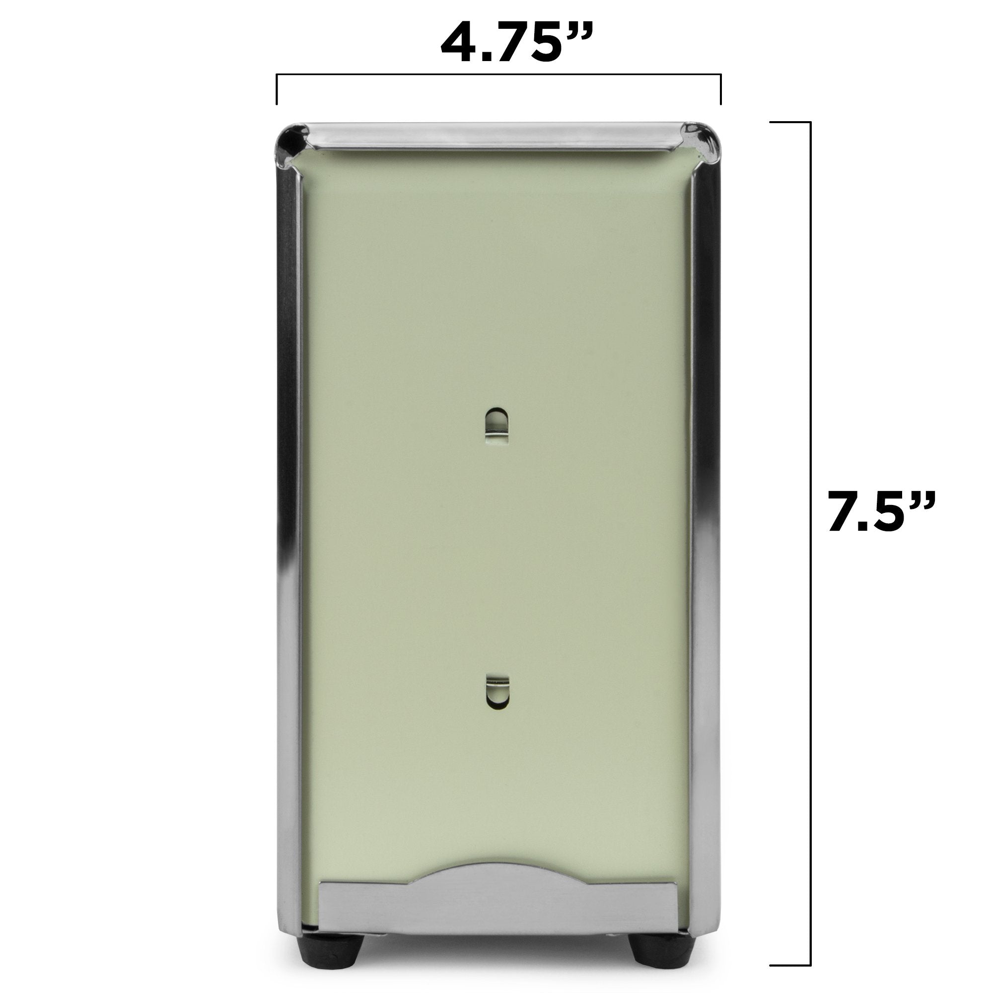 Back of House Ltd. Commercial Napkin Dispensers Tall-Fold Restaurant & Diner Value Bundle | Spring-Loaded, Stainless Steel, for Low-Fold Paper Napkins | Commercial & Home Use