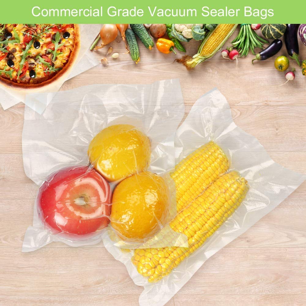 Accenter Vacuum Sealer Bags 100 Quart 8x12 Inch Commercial Grade Food Saver Bags, Seal a Meal, BPA Free, Heavy Duty, Perfect for vac storage, Meal Prep or Sous Vide (8"x12")