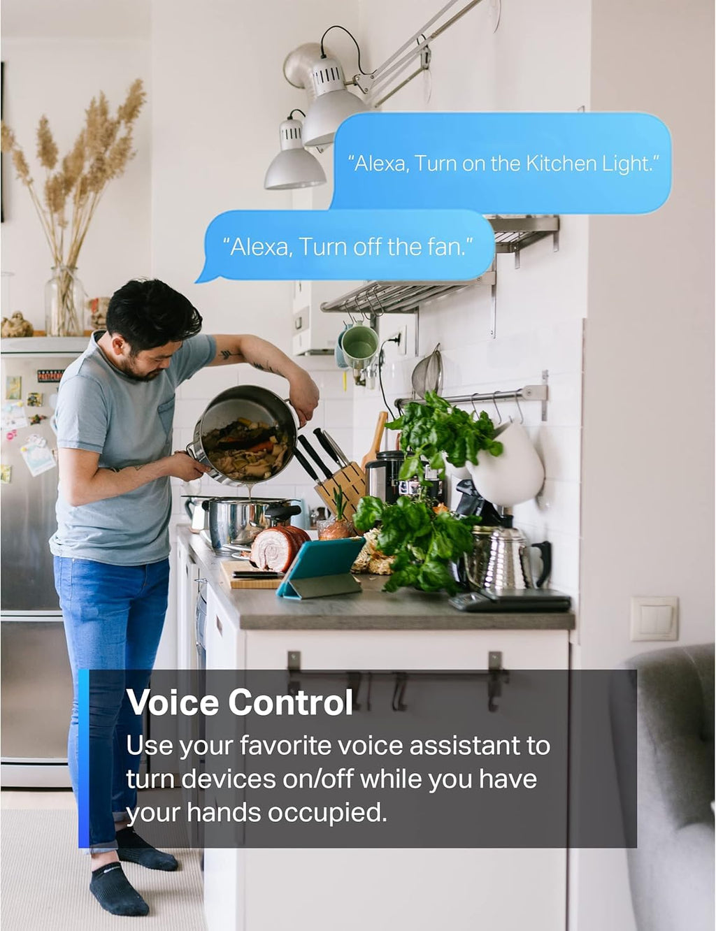 TP-Link Tapo Smart Plug Mini 15A, Smart Home Wi-Fi Plug, Super Easy Setup, Compatible with Alexa & Google Home, No Hub Required, UL Certified, 2.4G WiFi Only, White, Tapo P105(2-Pack)