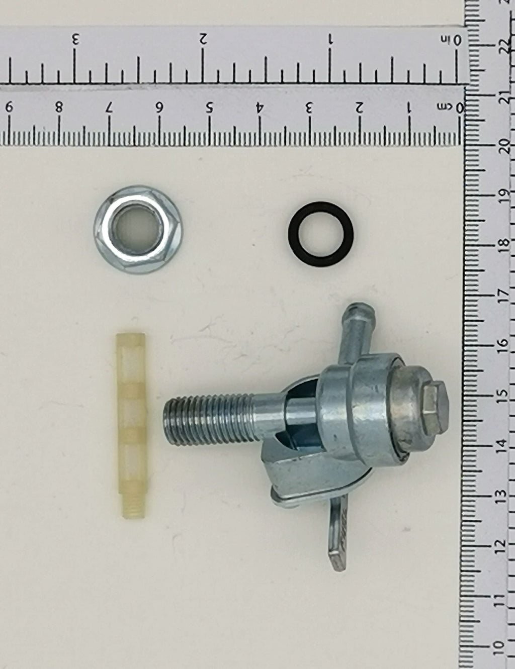 YAMAKATO Generator Fuel Shut Off Valve Petcock M10X1.25 for 1/4 inch Fuel Line, Tank On Off Gas Switch, with Filter