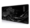 IMAYONDIA Great Wave Japanese Large Mouse Pad (90 x 41 cm) - Anime XXL Game, Extended Kanagawa Extended, Non-Slip Rubber Base, Long Format
