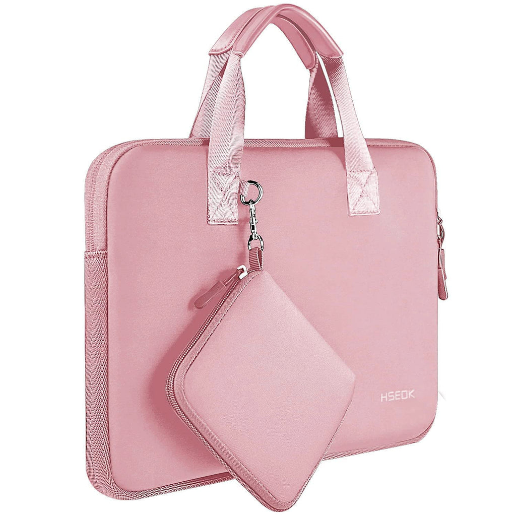 Hseok Laptop Sleeve 14 inch Case with Small Pouch, Neoprene Computer Bag Compatible with MacBook Pro 14" M4/M3/M2/M1 2025-2021, MacBook Air/Pro 13" and Most 14 inch Notebooks，P01K01