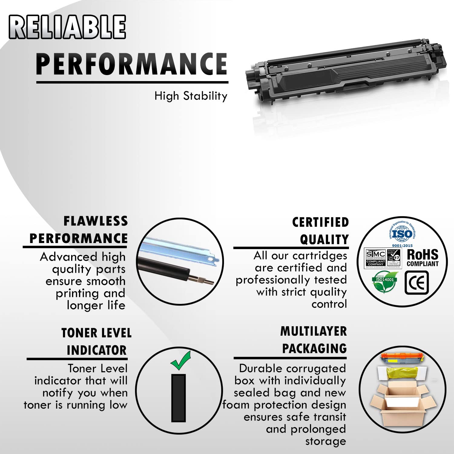 2 Inkfirst® Black Toner Cartridge TN221BK (TN-221 BK) Compatible Remanufactured for Brother TN221 Black HL-3170CDW HL-3170CW HL-3140CW MFC-9130CW MFC-9330CDW MFC-9340CDW