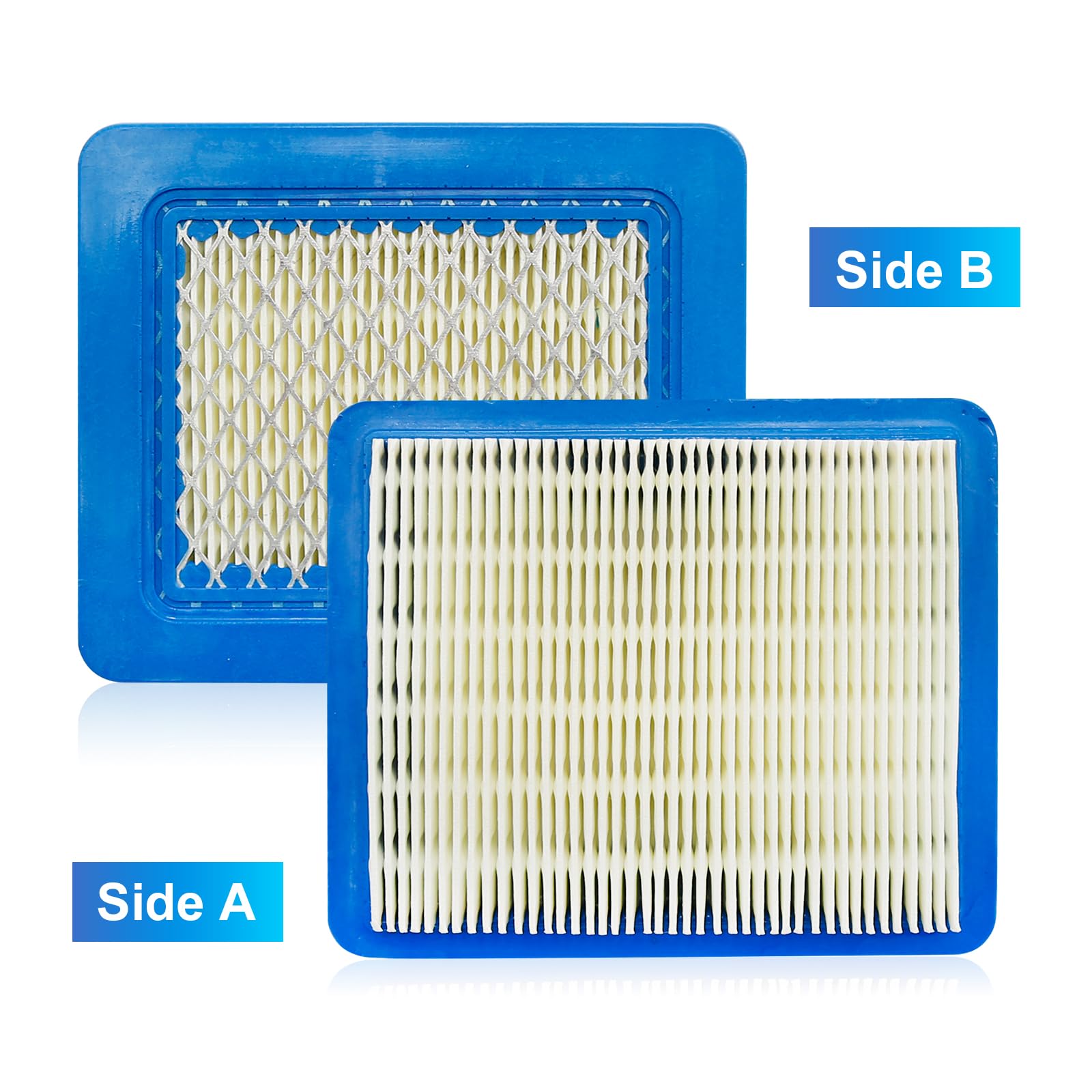 laffoonparts 491588S 10PCS Air Filter Replacement for Quantum 3.5-6.5 hp, Replacement for brig-g Stratton 625-675, Replace 5043D 5043H 5043K
