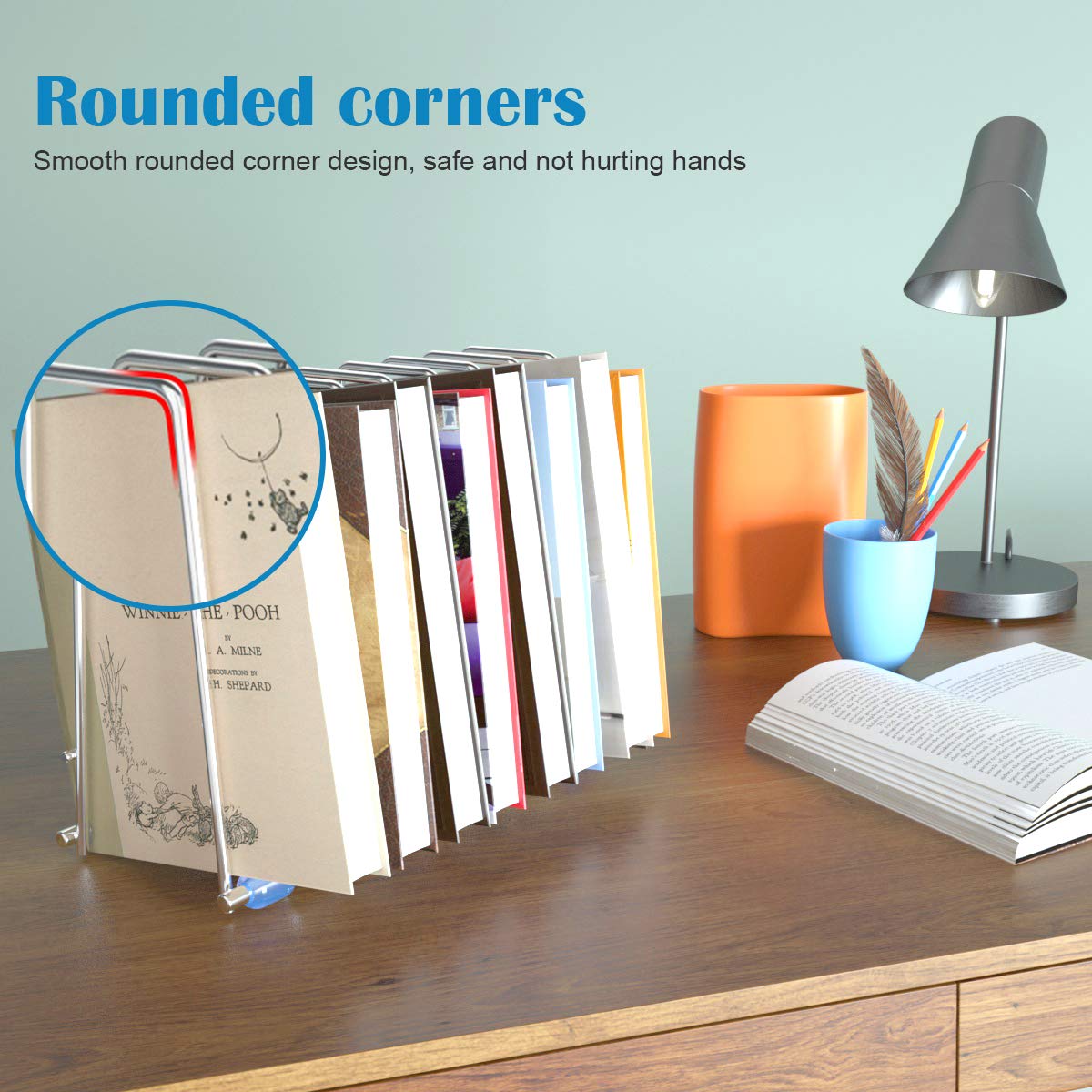 Bag Drying Rack Kitchen, Plastic Dryer for Freezer, Sandwich and Snack Bags, Stainless Stand for Food Bags, Books, Makeup Brush