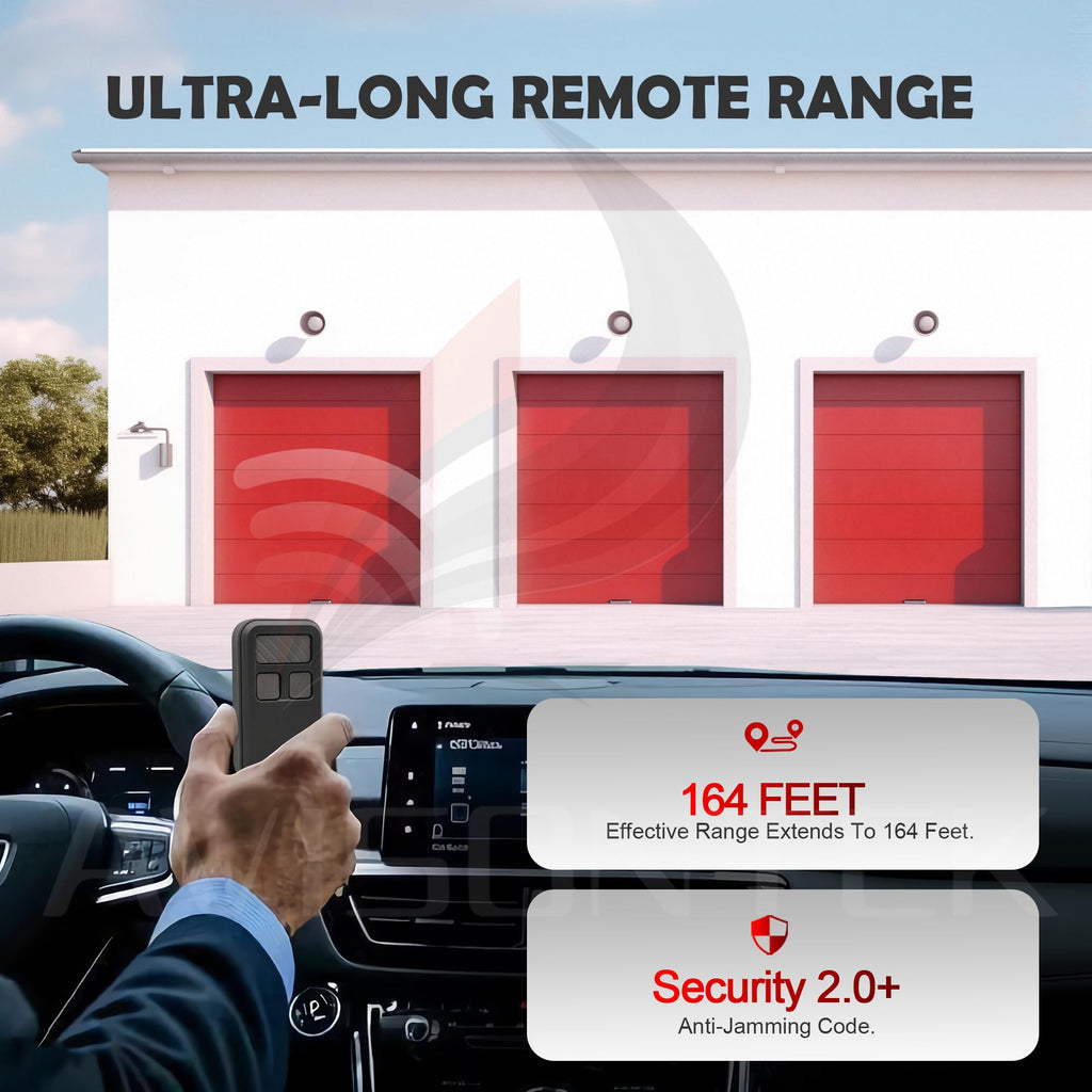 2 for LiftMaster Chamberlain Craftsman Garage Door Remote 893Max 890Max Universal【3 Year Warranty】
