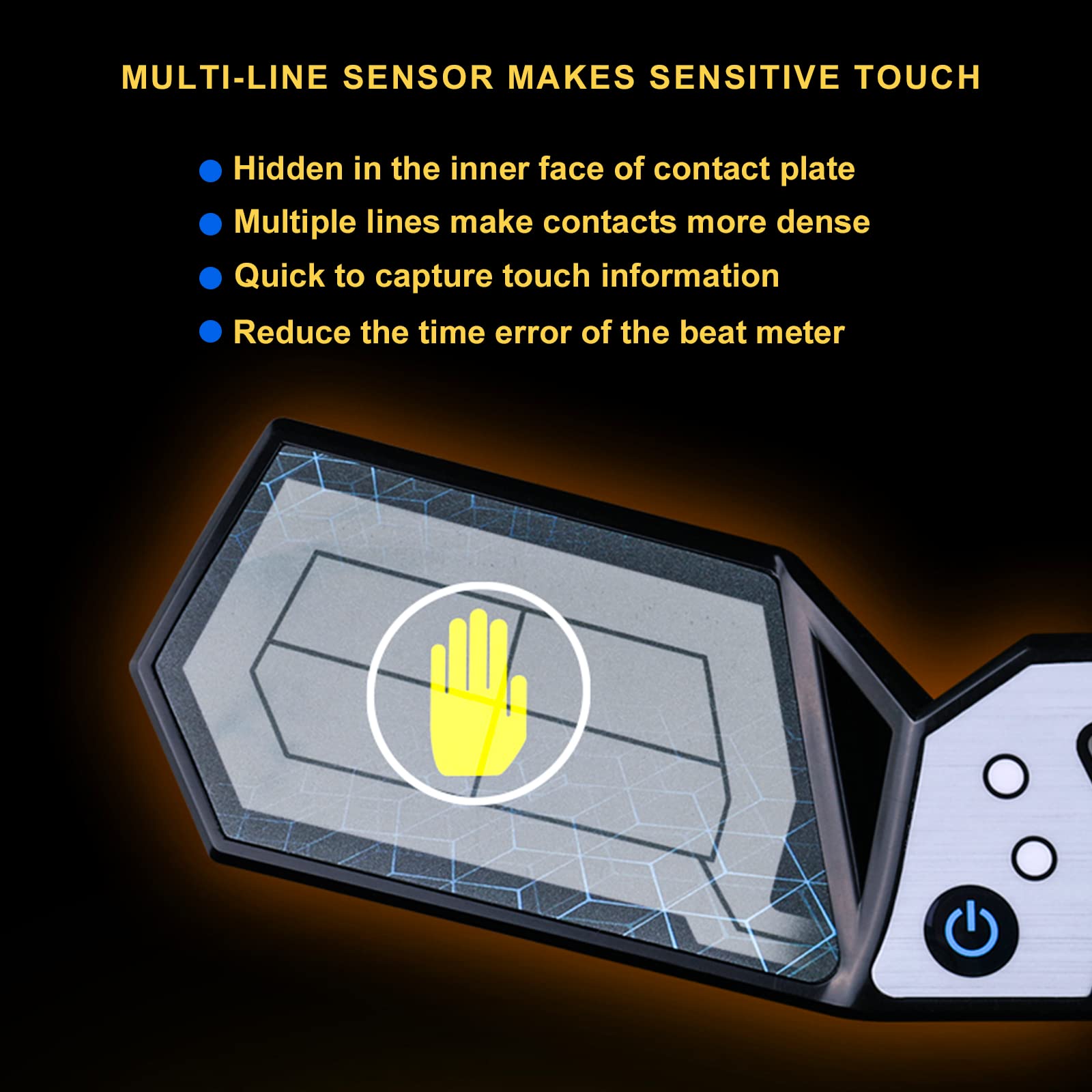 Speed Cube Timer, Touch Control Timer with Display, Speed Timer for Competition, for Boys and Girls（with Data Cable）