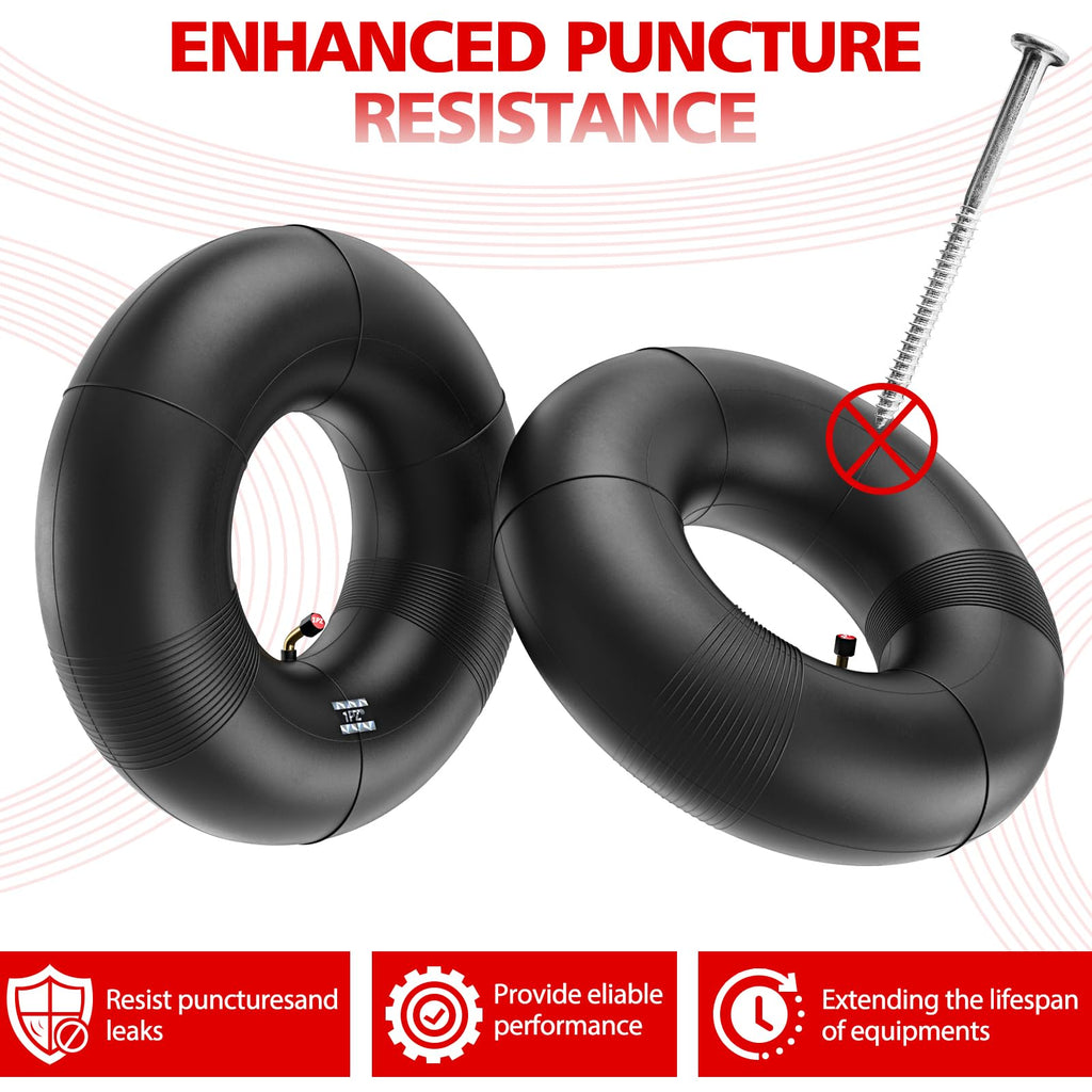 1PZ TRI-B15 15x6.00-6 Inner Tube TR-87 Bent Valve Stem Replacement for Lawn Mower Yard Tractors Wheelbarrows ATV Riding Mower Go Kart Golf Carts and More