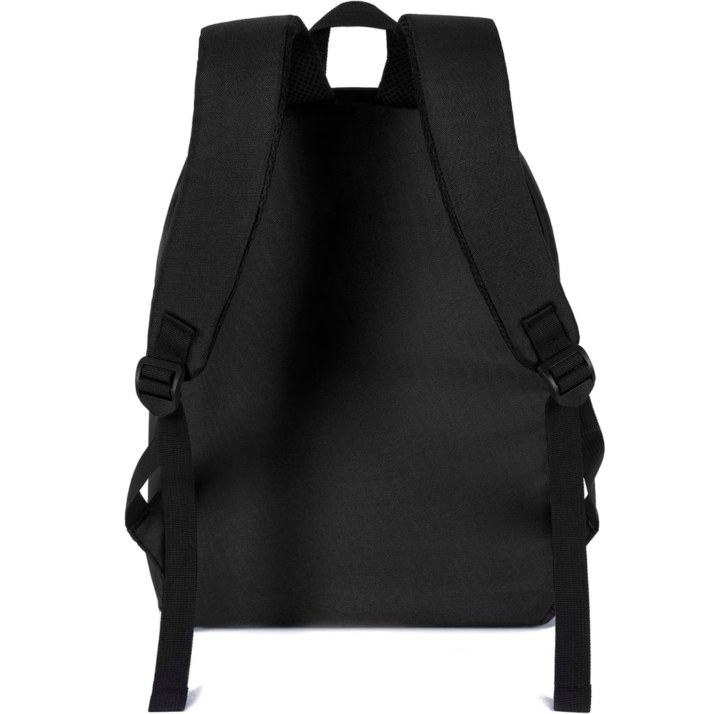 Lightweight Casual Backpack 14-Inch Laptop for Men and Women W30.22 X D14.22 X H40.13 cm Water-Resistant Daily Use School Backpack for Travel Work,Black