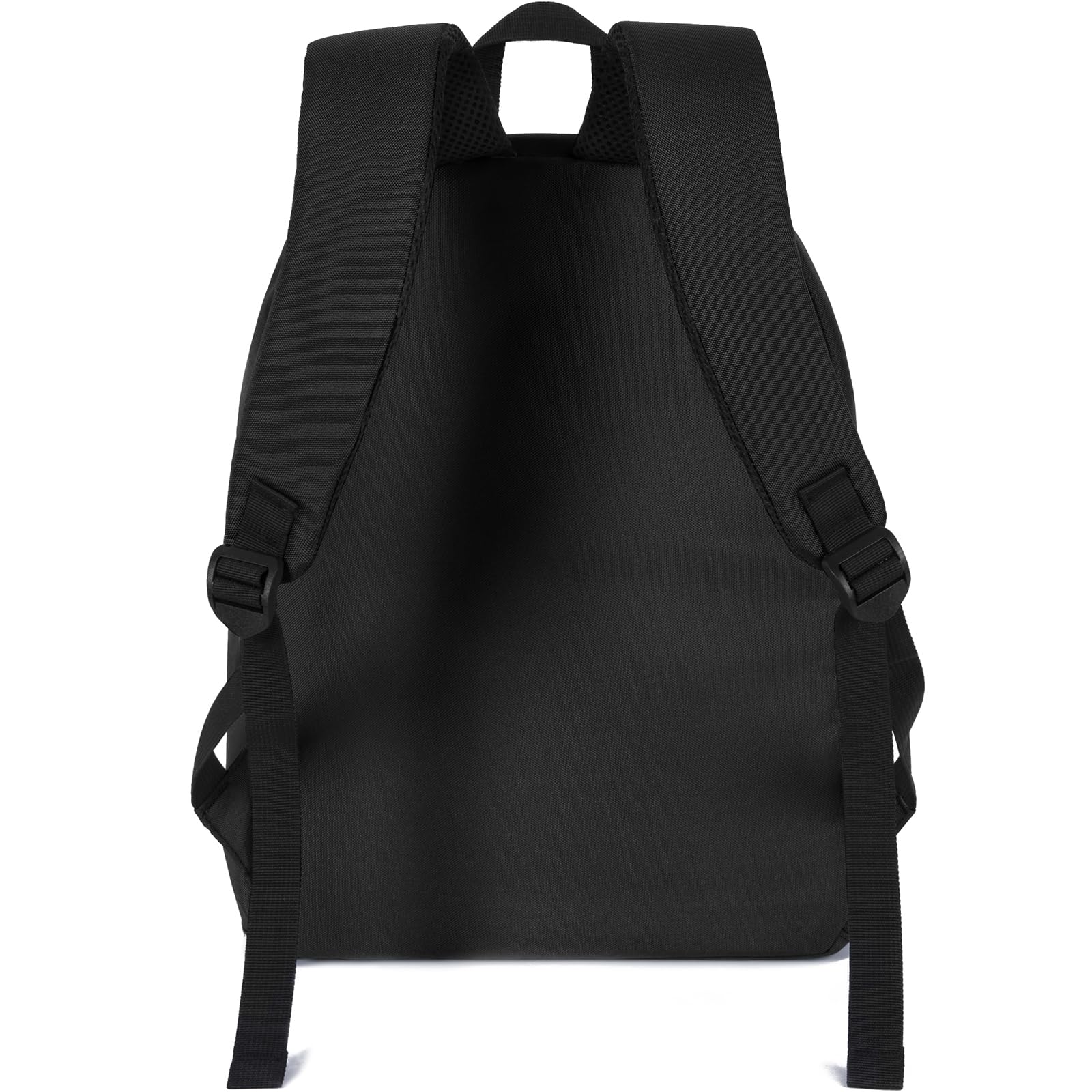 Lightweight Casual Backpack 14-Inch Laptop for Men and Women W30.22 X D14.22 X H40.13 cm Water-Resistant Daily Use School Backpack for Travel Work,Black