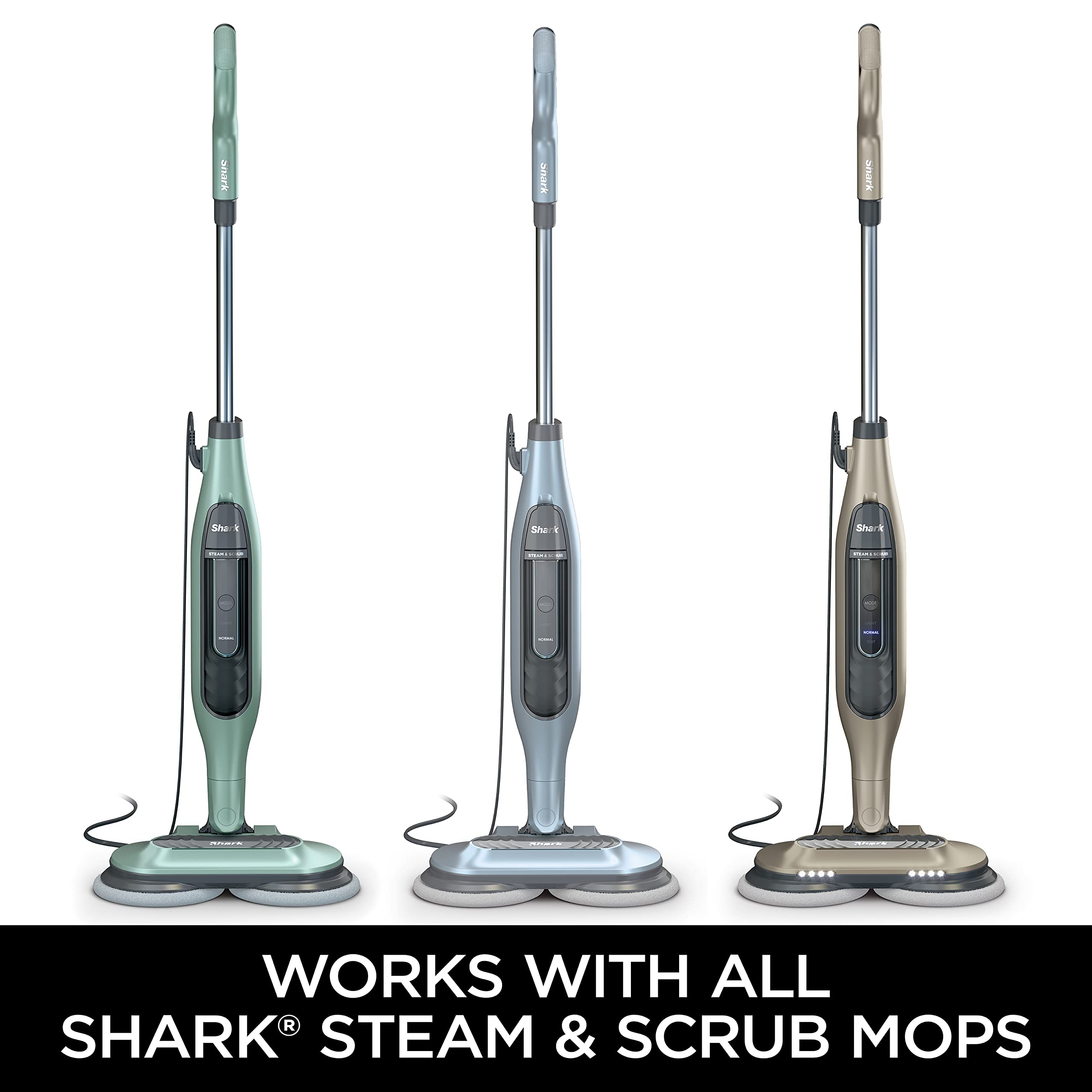 Shark XKITP7000C Dirt Grip Soft Scrub Washable Pads (Canadian Version)