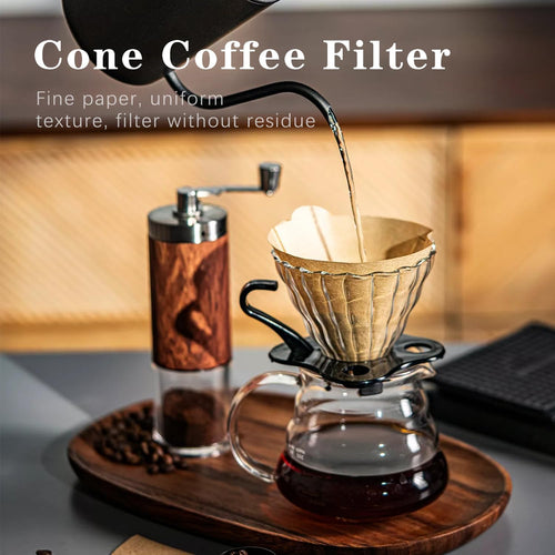 #2 Cone Coffee Filter,400 Count Unbleached Premium Coffee Filters,2-6 Cup,Disposable Coffee Filters for Drip Coffee Makers and Pour Over (400)