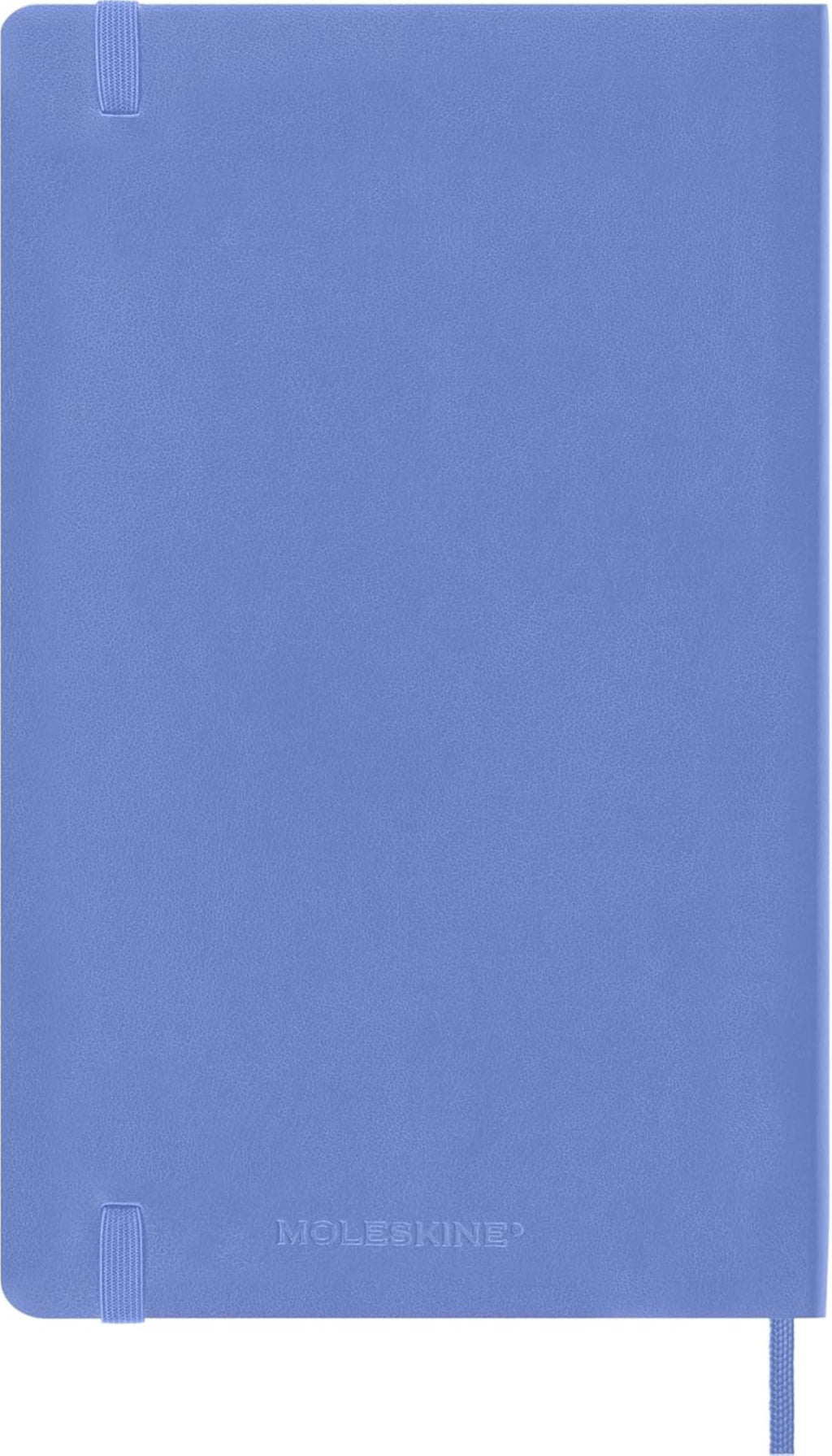 Moleskine Classic Notebook, Large, Ruled, Hydrangea Blue, Soft Cover (5 X 8.25)