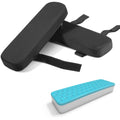 Ergonomic Armrest Pads, Cooling Gel Memory Foam Office Chair Armrest Pads, Comfortable Elbow Pillow for Arm Rest, Ergonomic Armrest Cushions for Chairs Wheelchair Comfy Gaming Chair Pack of 2