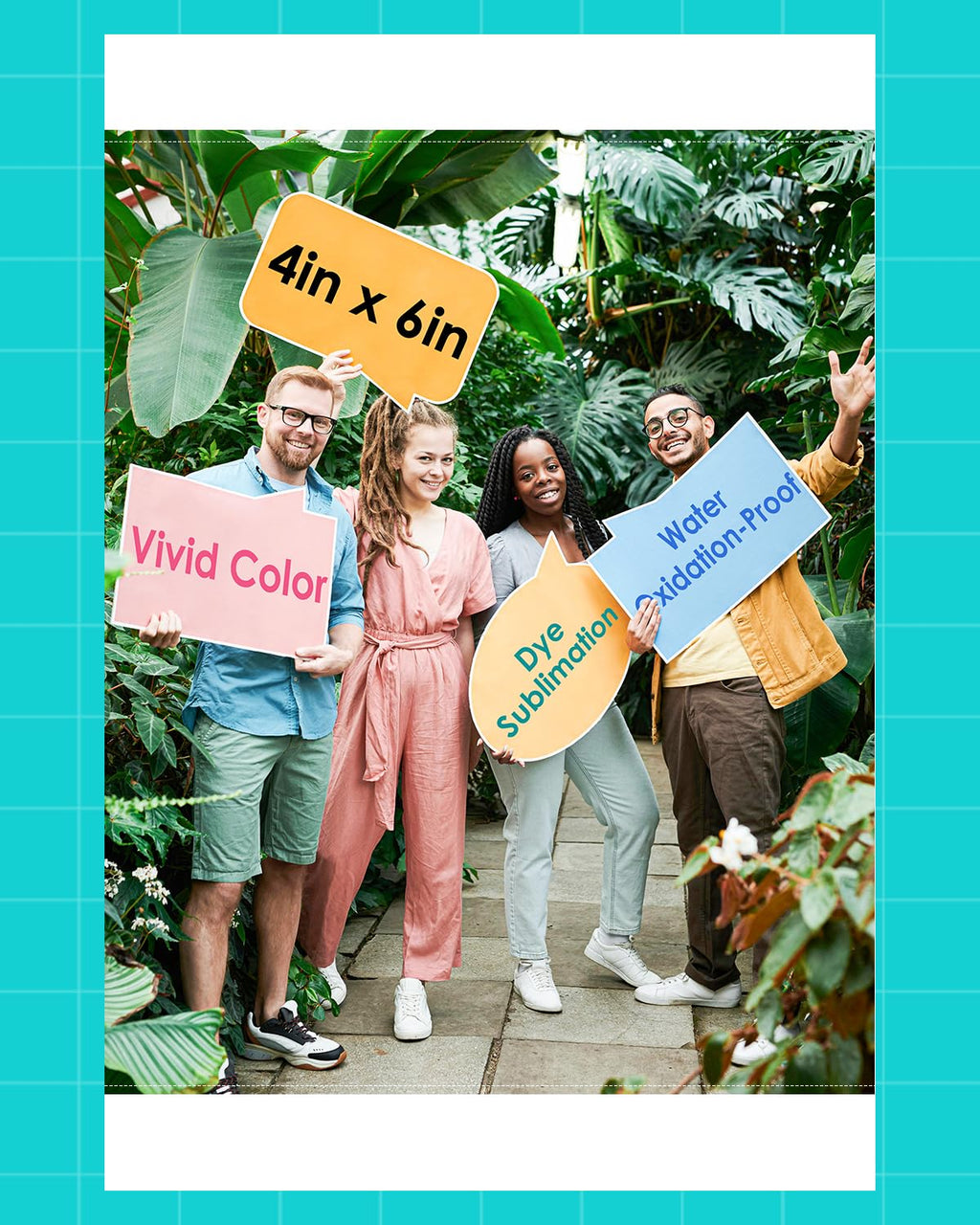 Compatible with Liene Amber M100/M200/M110/M210 4" x 6" Photo Printer 2 Ink Cartridges Refill, Prints 80 Sheets Photo, Only for DHP512/DHP513/DHP514/DHP515, Dye Sublimation (Without Paper)