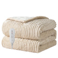 Heated Blanket Electric Blanket Throw 50”X60”-Heating Blanket with 5 Heat Settings-3 Hours Auto Off,ETL Certified,Machine Washable (Beige)