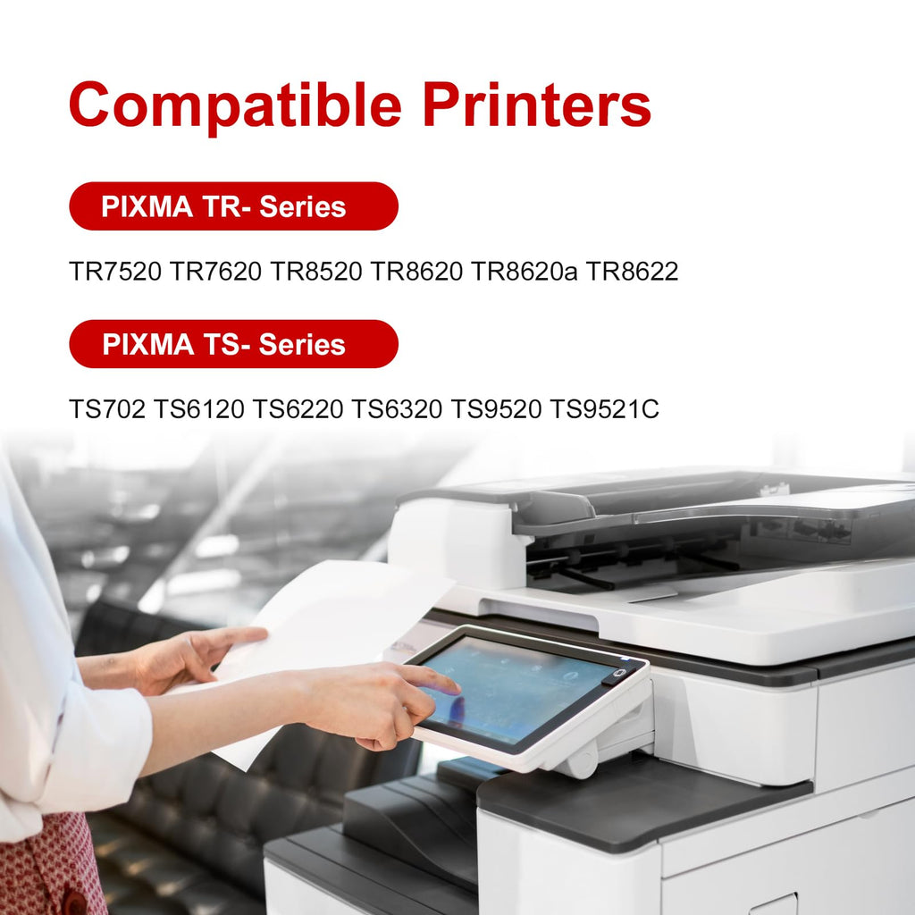 [10 Pack] 280XXL 281XXL Compatible Ink Cartridge Replacement for Canon 280 281 PGI-280XXL CLI-281XXL Work with Pixma TR8620a TR7620a TR8620 TR8520 TR7020a TS702 TR7520 TS9520 TS9120 Printers