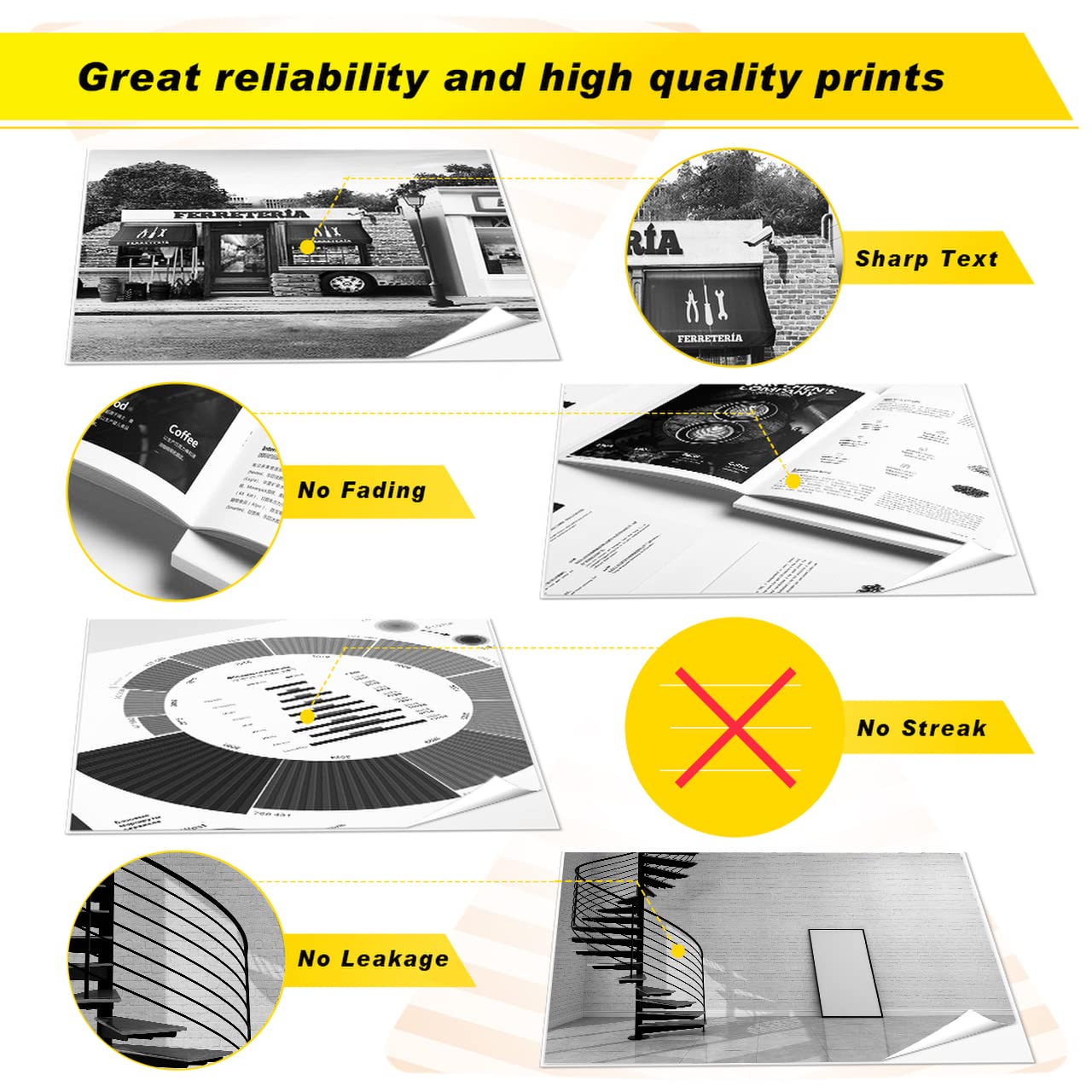 V4INK 1PK Compatible 48A Toner Cartridge Replacement for HP 48A CF248A Toner Cartridge Black Ink for use in HP Pro M15w M15a M16w M16a MFP M29w M29a M28w M28a Printer