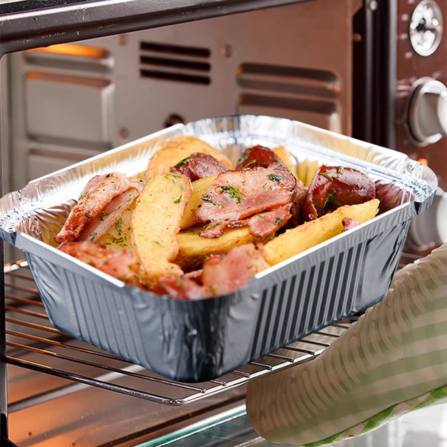BBQ Accessories Grease Cup Liners, Aluminum Foil Drip Pan,Compatible with Napoleon Prestige, Rogue, Mirage, Ultra Chef Series (100Pcs)