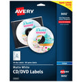 CD Labels, Inkjet, Permanent, (a) CD Labels, White Matte, 40