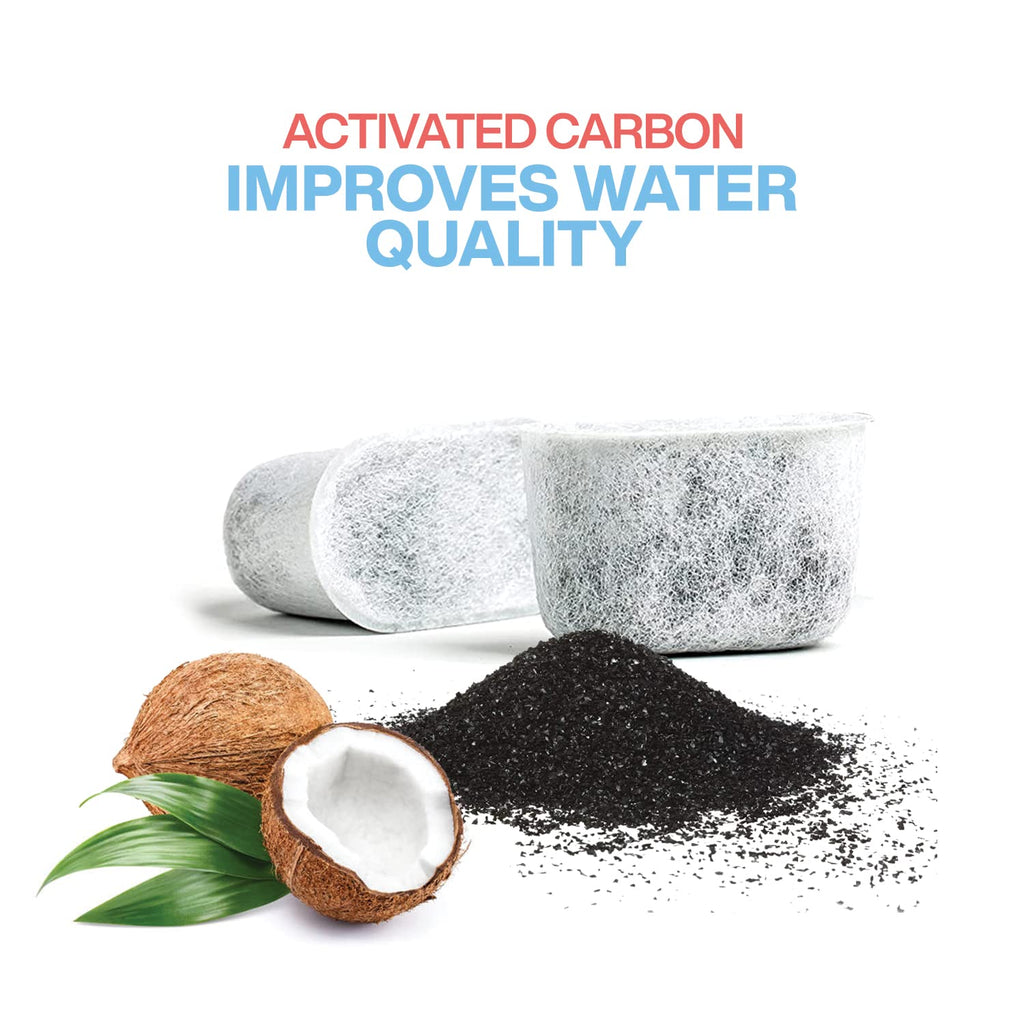 Breville 24-Pack Replacement Charcoal Water Filters - Premium Activated Charcoal Filters For Coffee Makers and Espresso Machines