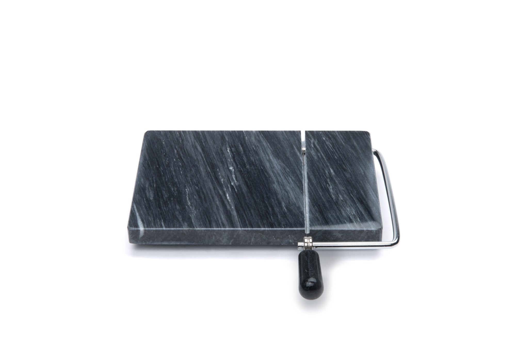 Fox Run 3832 Cheese Slicer with Replacement Wires, Marble, Black 8" x 5"