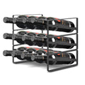 3 Tier Wine Rack,Tabletop Stackable Wine Rack Freestanding Champagne Racks Countertop for Kitchen Pantry Cabinet for Kitchen, Bar, Pantry, Cellar, Basement, Countertop, Cabinet