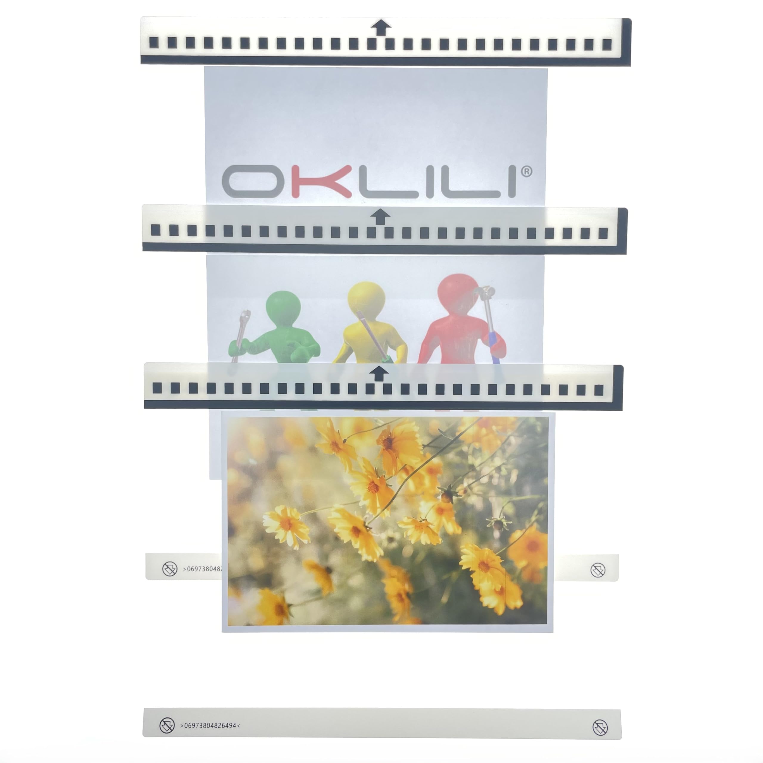 OKLILI 3pc X PA03770-0015 Photo Carrier Sheets Sheet Photograph Picture Compatible with Fujitsu Compatible with Ricoh ScanSnap Series Scanner Scan Old Damaged Torn Odd-Sized Wrinkled Flimsy Folded