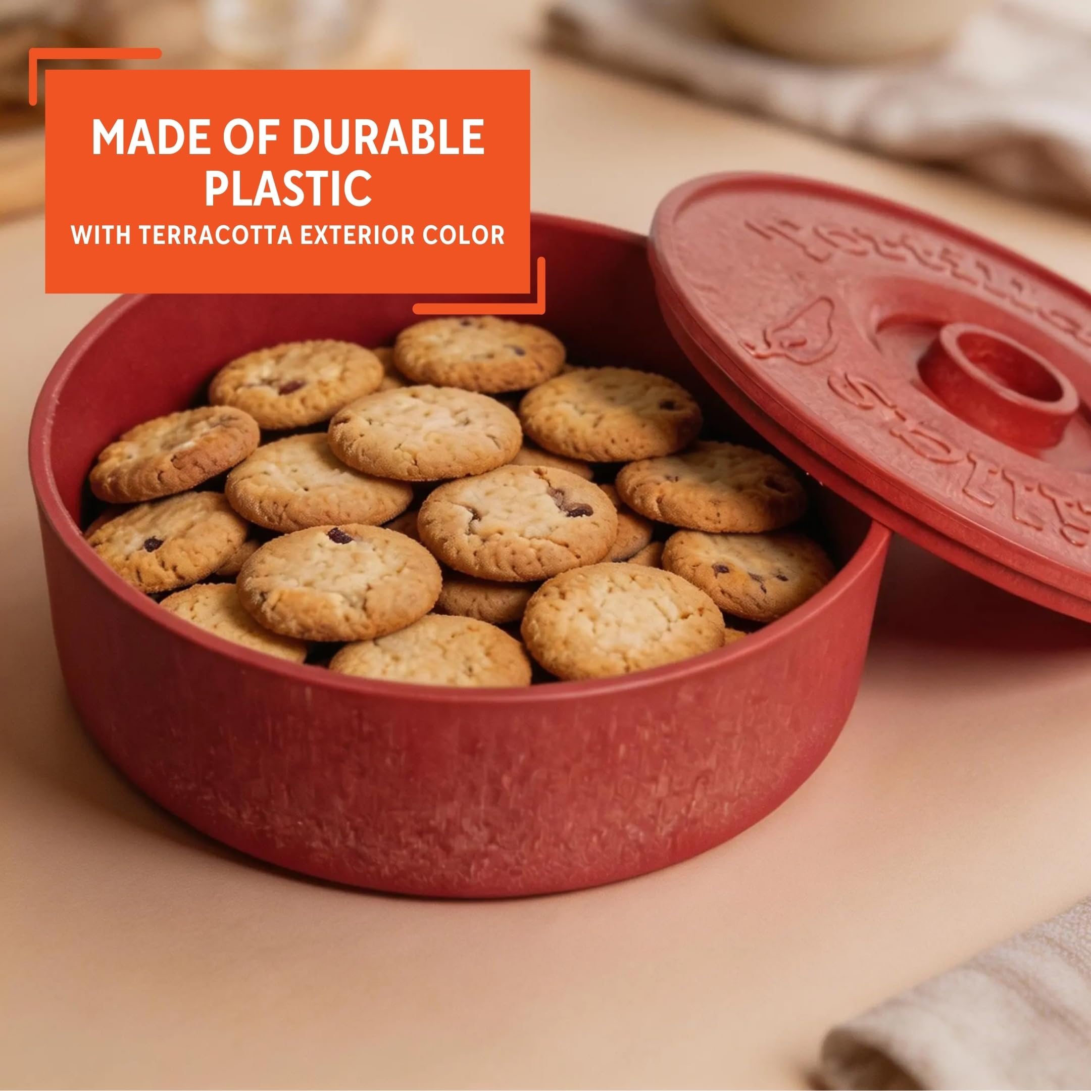 Imusa 8in Tortilla Warmer, Terracotta