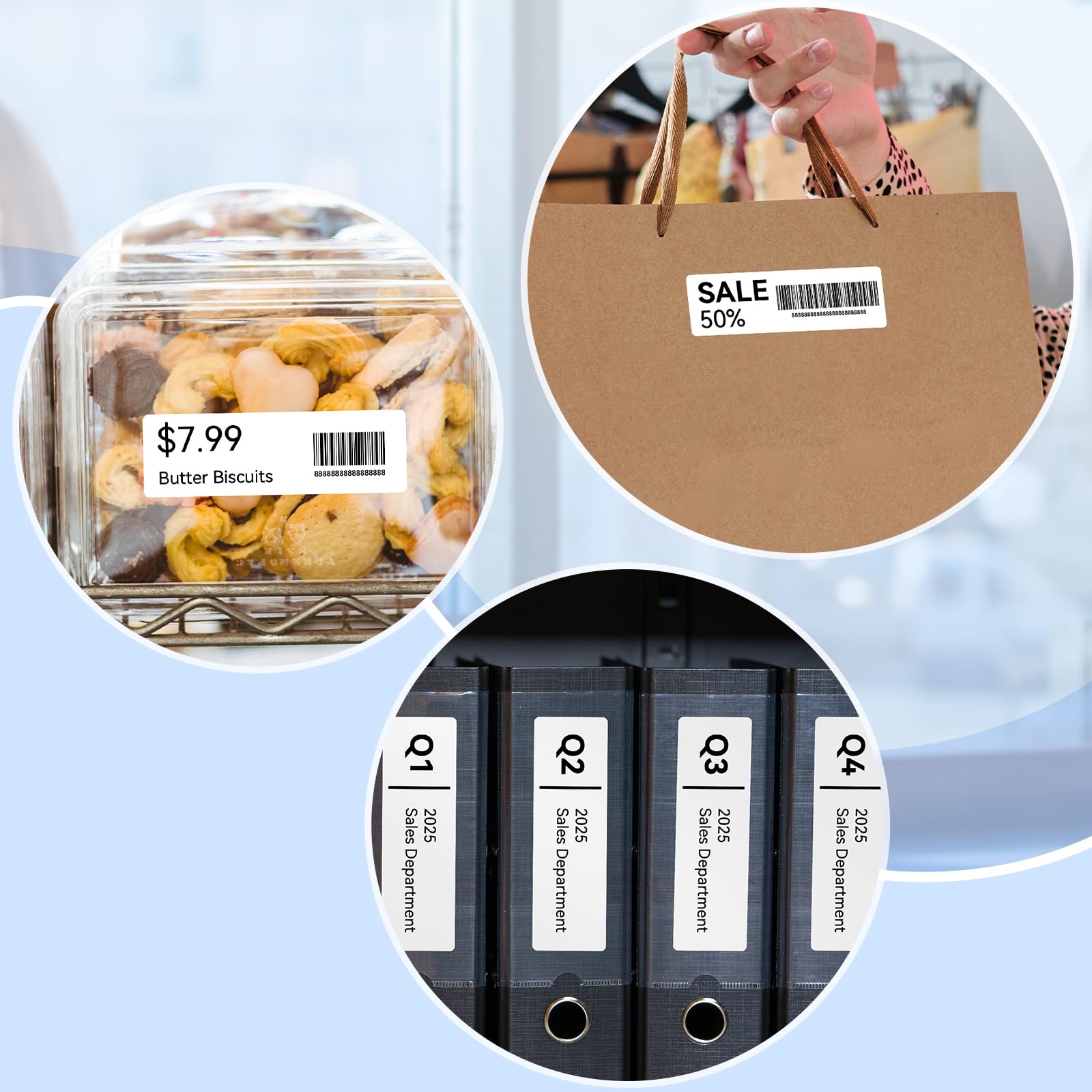 4 Roll Compatible with Dymo 30252 1-1/8" x 3-1/2"(28mm x 89mm) Label Maker Refill for Label Writer Printer 450, 450 Turbo, 4XL, Mailing Address Self-Adhesive Paper Label (350/Roll)