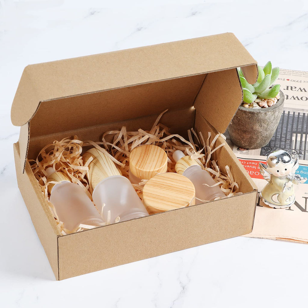 PHAREGE 7x5x2 inch Shipping Boxes 25 Pack, Brown Small Corrugated Cardboard Mailer Boxes for Small Business Packaging Mailing Suppplies