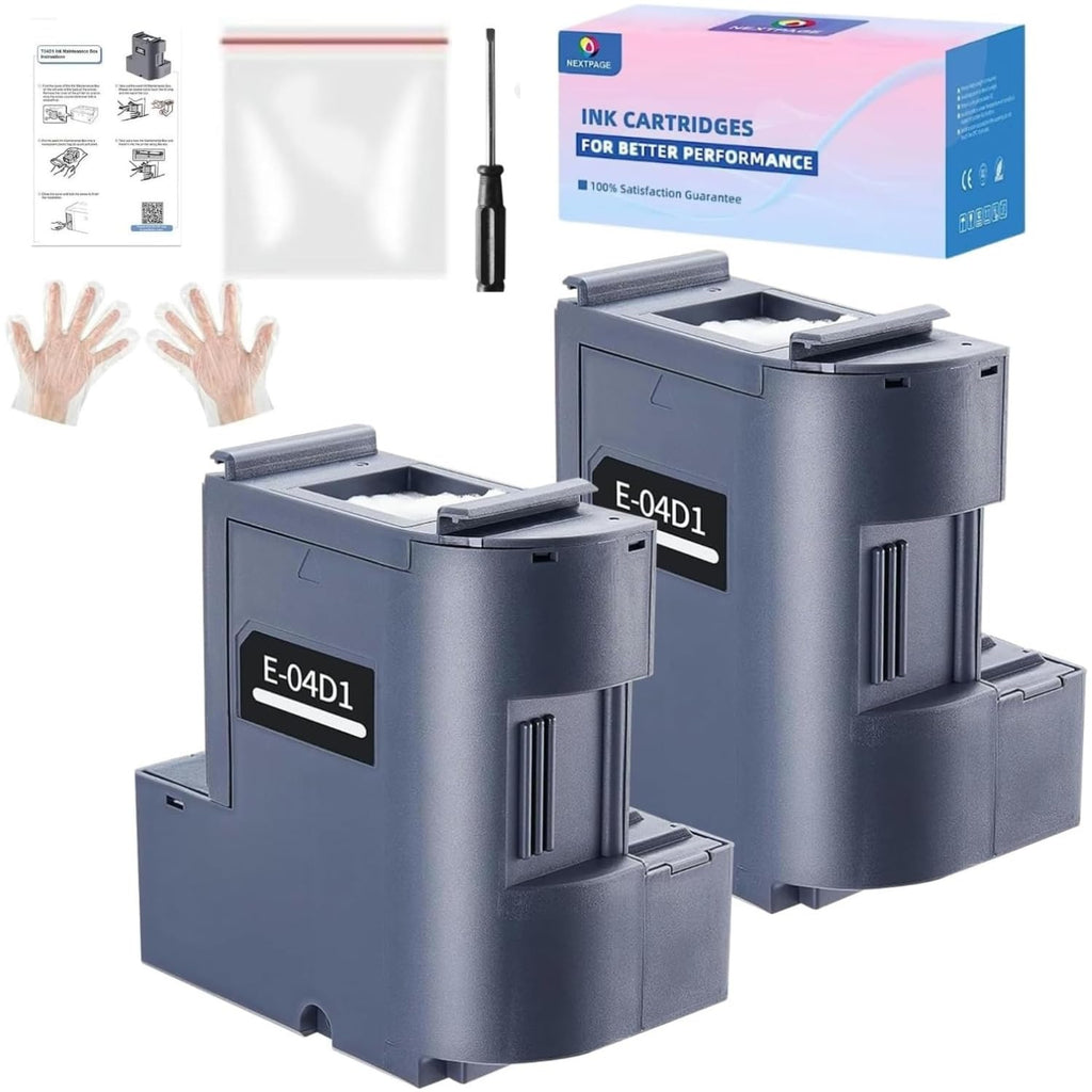 T04D1 T04D100 Ink Maintenance Box for ET-15000 ET-3750 ET-3760 WF-2860 ET-4760 ET-3850 ET-4850 XP-5100 ET-3710 ET-5150 ET-3830 Printers TO4D1 Maintenance tank TO4D100 04D1 T04d1