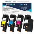 LCL Compatible Toner Cartridge Replacement for Xerox 106R01630 106R01627 106R01628 106R01629 for Xerox Phaser 6000 6010 6010N WorkCentre 6015 6015N (4-Pack, Black, Cyan, Magenta,Yellow)
