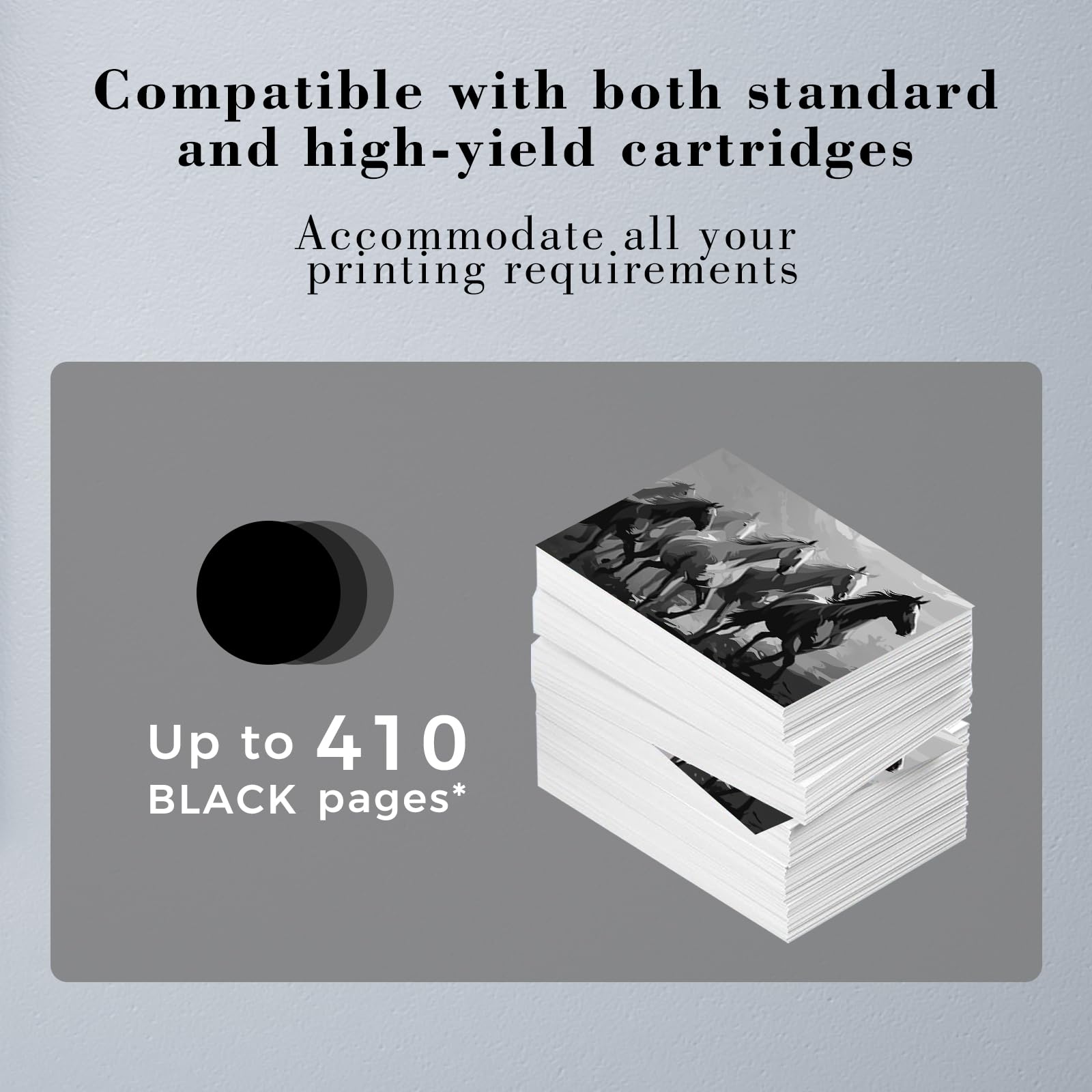 J2INK Cannon Printer Ink 243 243XL MX490 TR4522 Black Ink Cartridges Replacement for Canon 243 243XL PG-243 XL PG243 245 245XL with Canon MG2522 MG2922 TR4520 TR4522 TS3322