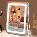 halumao Vanity Mirror with Light, Lighted Makeup Mirror with 3 Colour, Hollywood Mirror