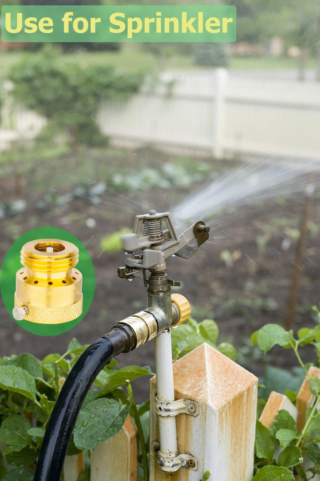 WHK Hose Bib Backflow Preventer Vacuum Breaker,Garden Hose Check Valve to Connect 3/4 Inch Outdoor Faucet Spigot,Sprinkler,RV,Anti-Siphon,2 Packs