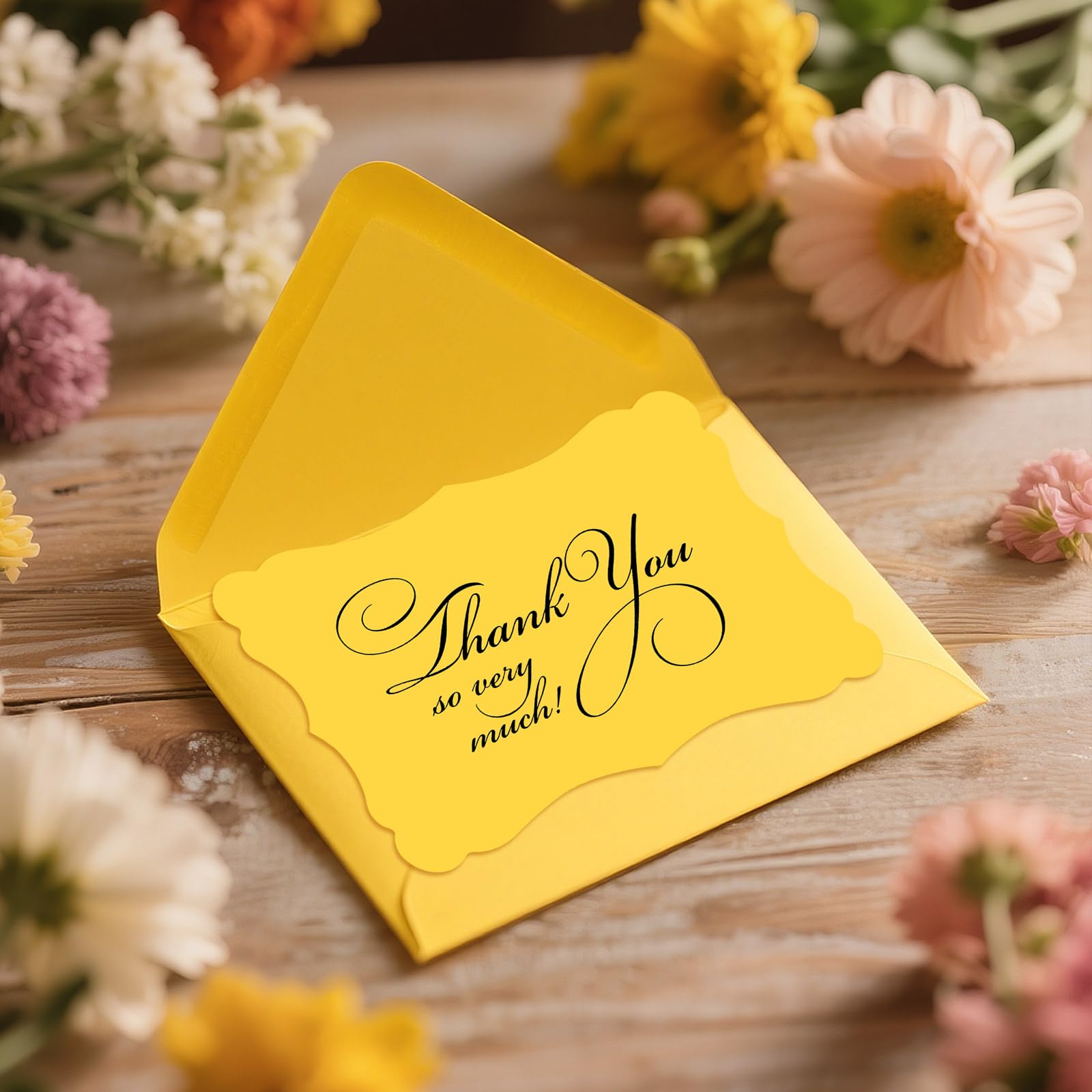 100 Pack Mini Cards with Envelopes, Small Colorful Blank Note Cards with Self-Adhesive Envelopes, Prayer Board Suppies, Tiny Business Card Envelopes(4 x 2.7 Inches, 10 Colors) (Multicolored)