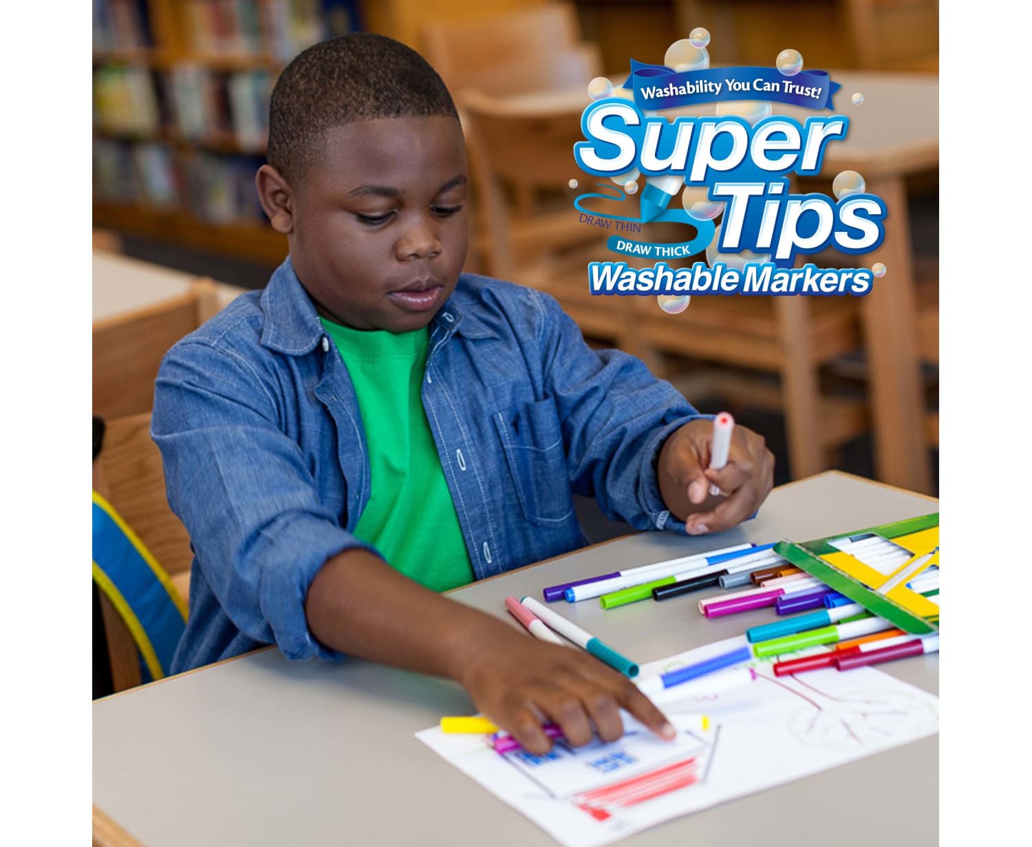 Crayola 50ct Washable Super Tips - Styles May Vary