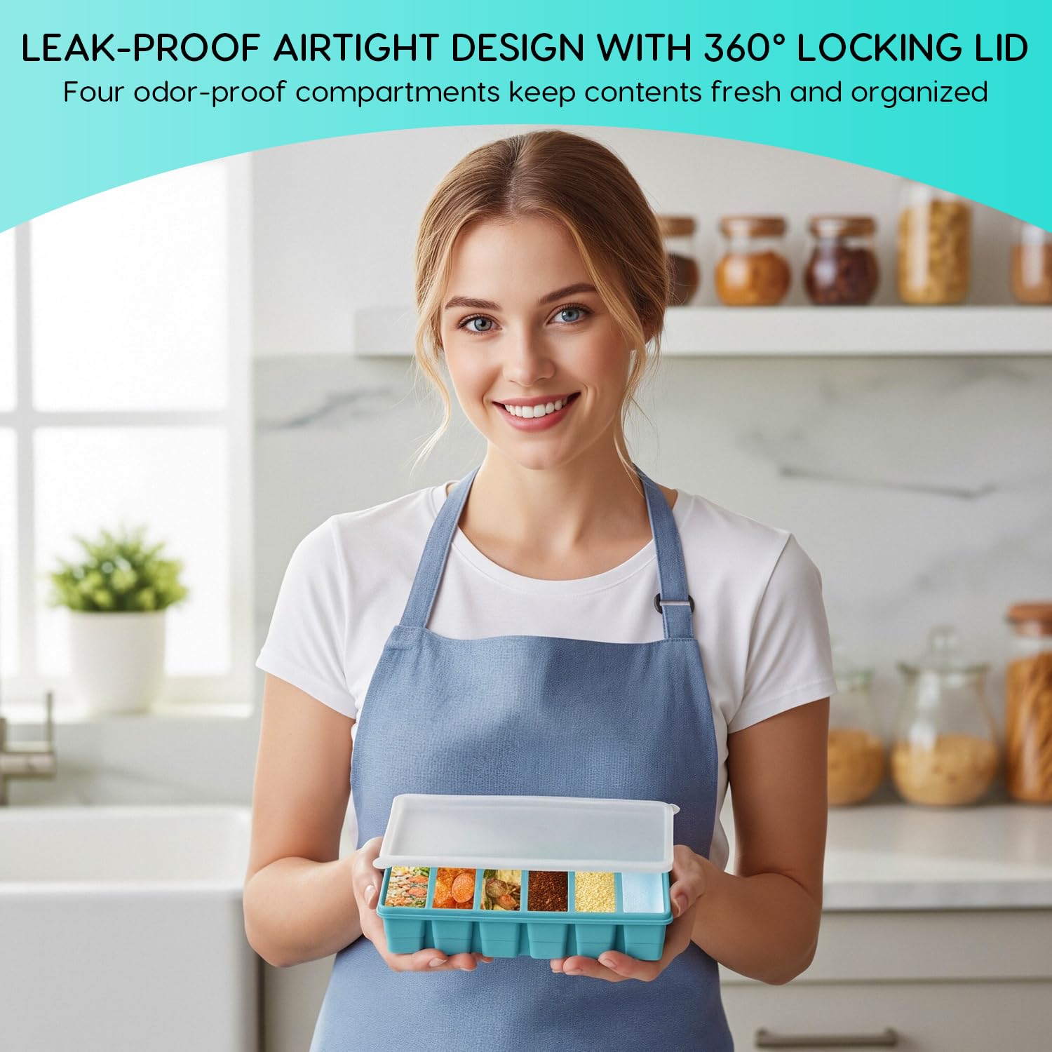 2 Pack Silicone Soup Freezer Containers with Lids, Soup Freezer Mold, Ice Trays for Freezer, Ice Cube Tray for Storing 100 ml Broth, Soup, Leftovers, Sauce, Makes 12 100ml Portions Cubes