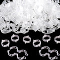 Plastic Tomato Clips, 2025 Upgrade Secured Plant Support Clips for Climbing Plant, Plastic Trellis Clip for Fixing Stem and Vine (300PCS)