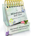 MESMOS 366 Daily Self Care Quotes Mindfulness Perpetual Calendar, Cute Office Desk Decor Women, Desk Decorations Accessories for Women Office, Motivational & Inspirational Gifts