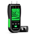 Wood Moisture Meter Pin Moisture Meter Firewood Detector Humidity Water Leak Lumber Portable Detectors (Green)