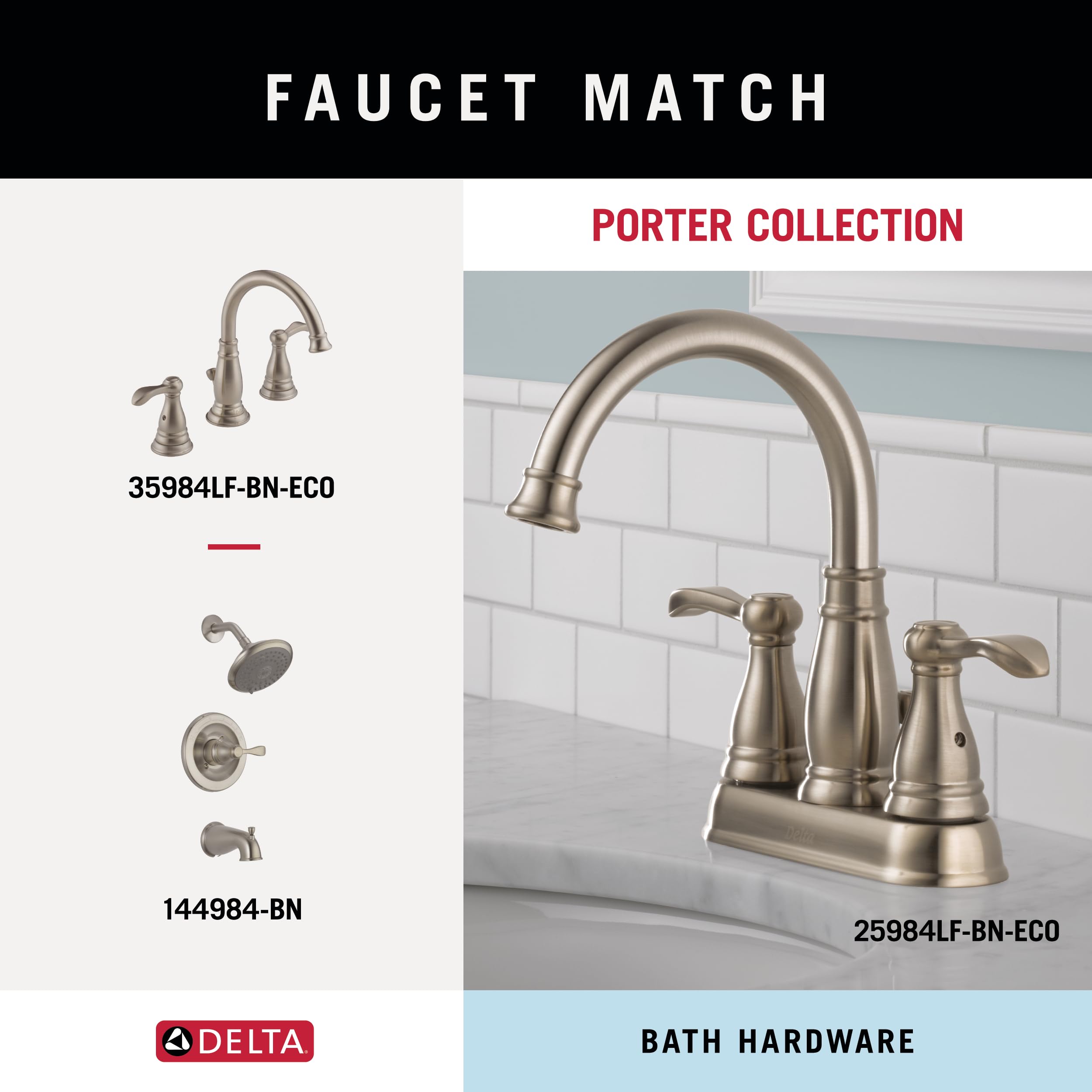 Delta PTR50-BN Porter Bath Hardware Accessory Toilet Paper Holder, SpotShield Brushed Nickel