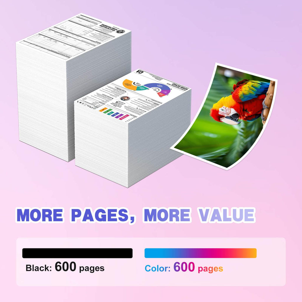 JoyPrinting LC75 Ink Cartridges Compatible LC71 LC75 Ink Cartridge Work for with MFC-J430W MFC-J825DW MFC-J435W MFC-J280W J835DW J625DW J425W J6710DW J5910DW J6510DW (8 Pack)